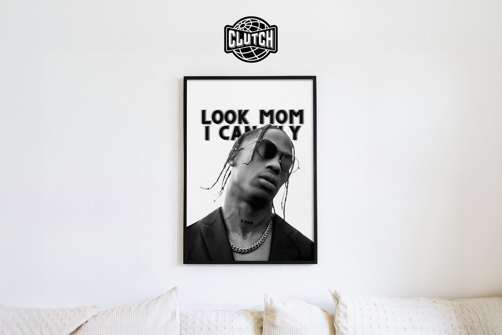 Travis Scott 'Look Mom I Can Fly' Poster