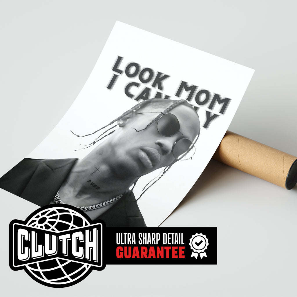 Travis Scott 'Look Mom I Can Fly' Poster
