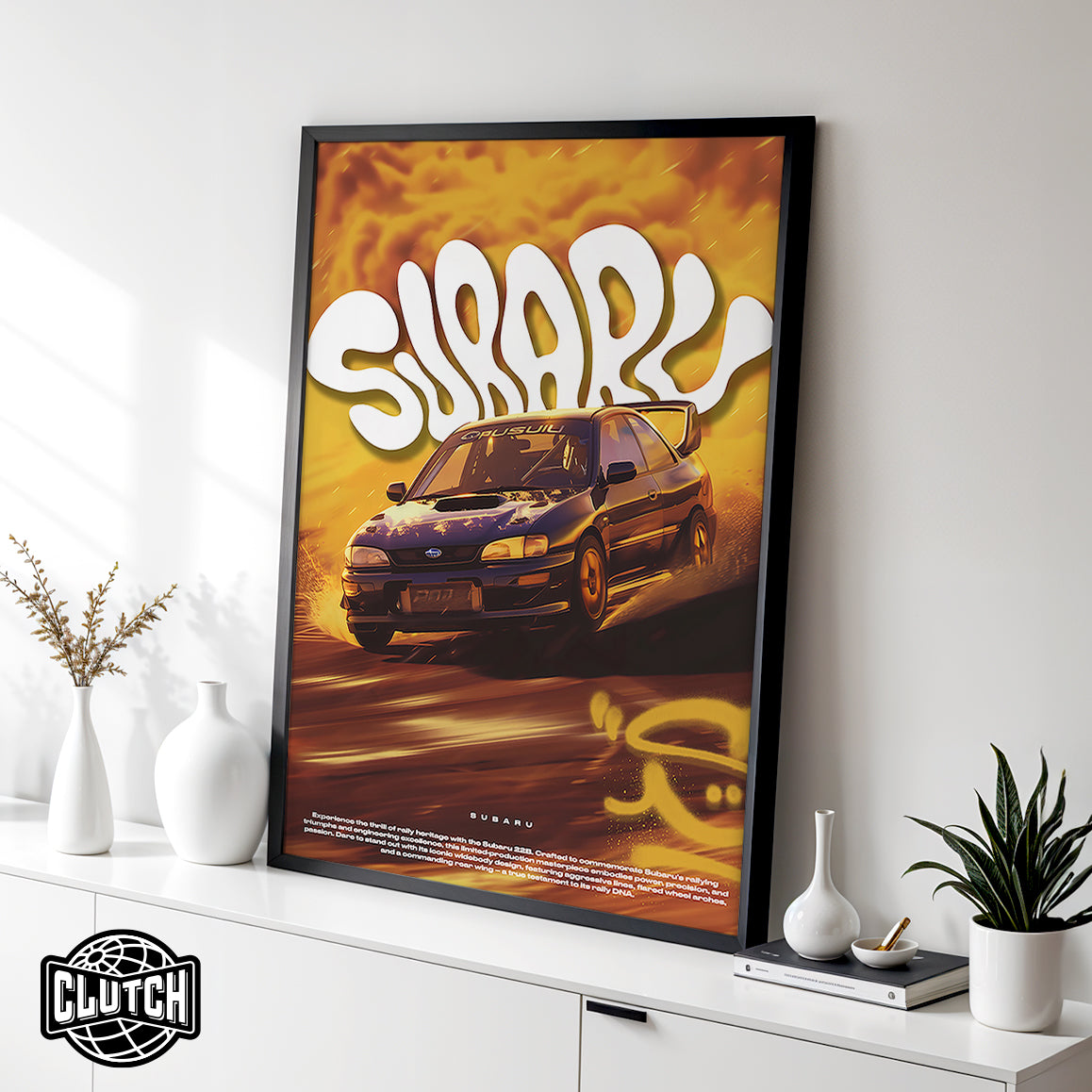 Subaru 22B Poster
