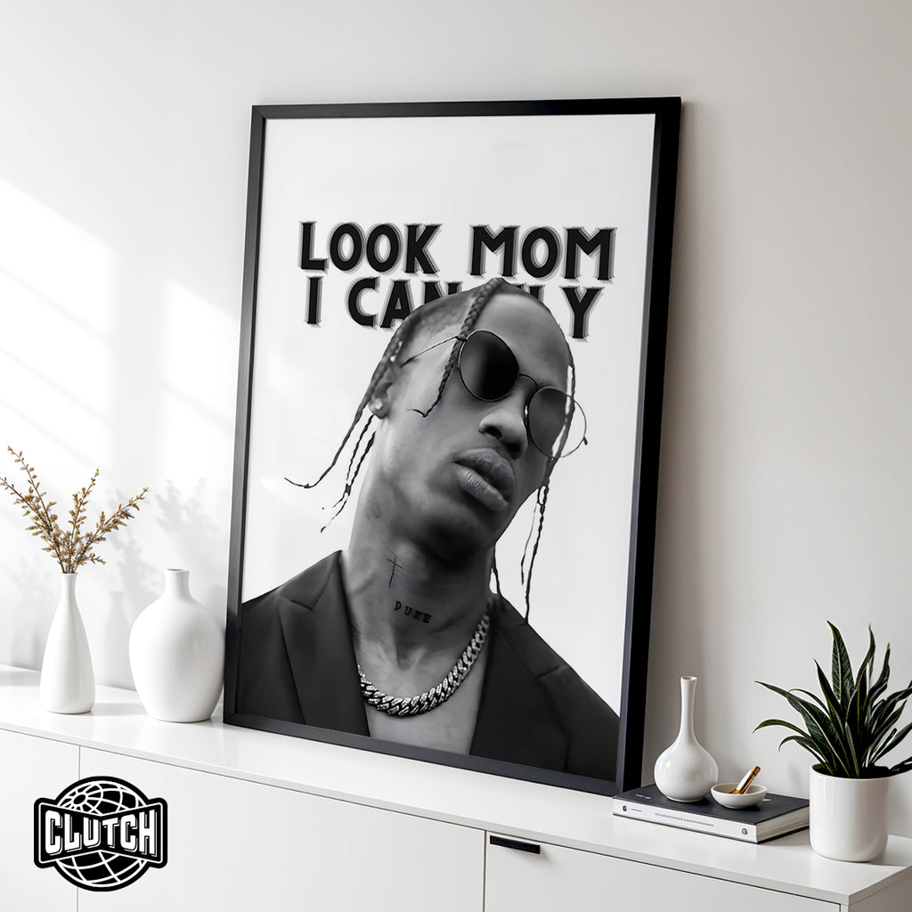 Travis Scott 'Look Mom I Can Fly' Poster