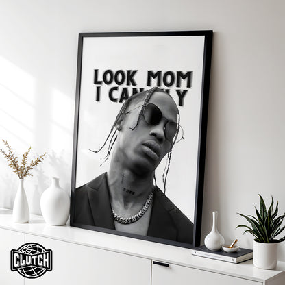Travis Scott 'Look Mom I Can Fly' Poster