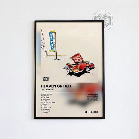 Don Toliver 'Heaven Or Hell' Album Poster