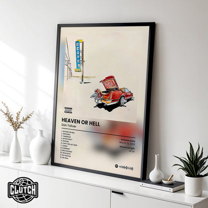 Don Toliver 'Heaven Or Hell' Album Poster