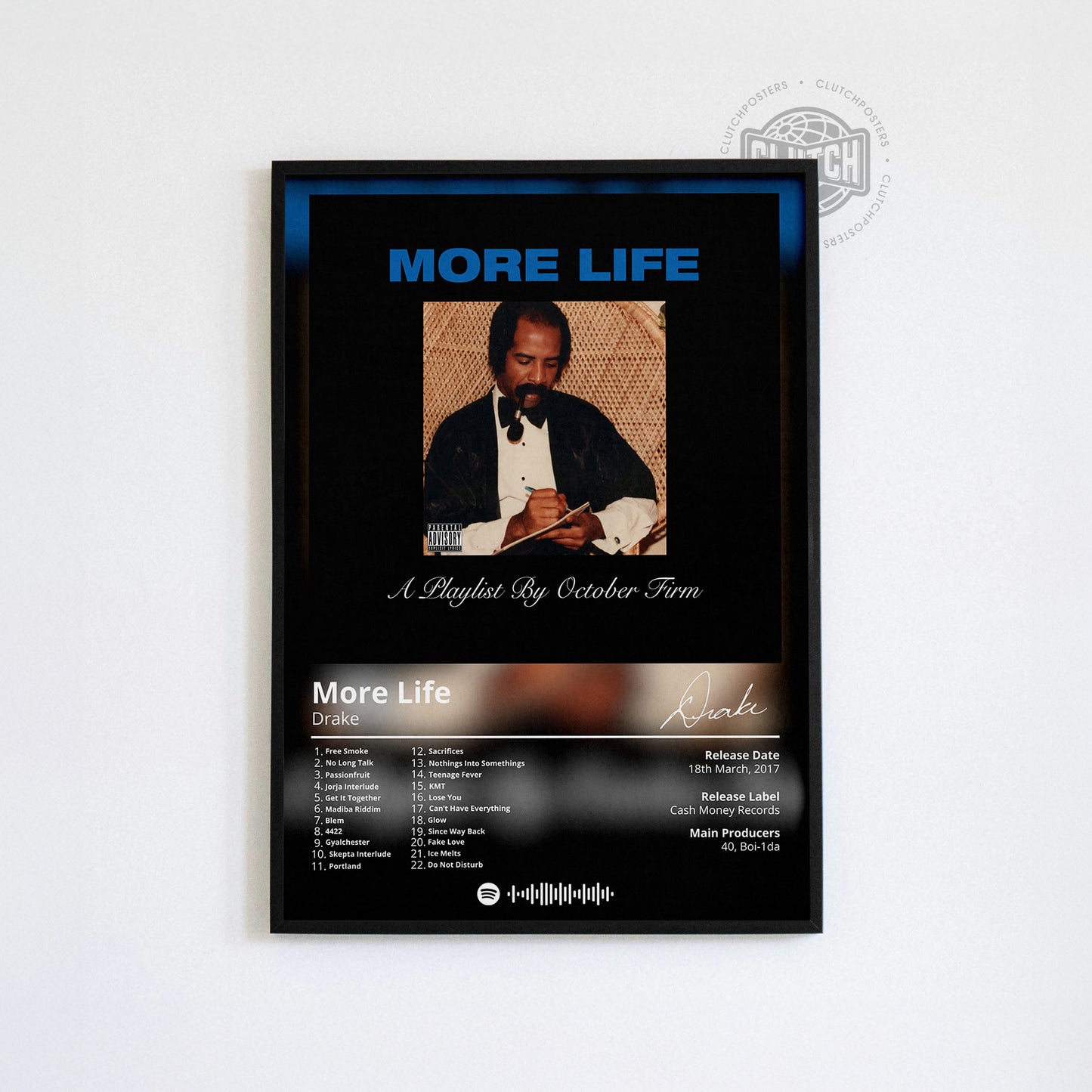 Drake 'More Life' Album Poster