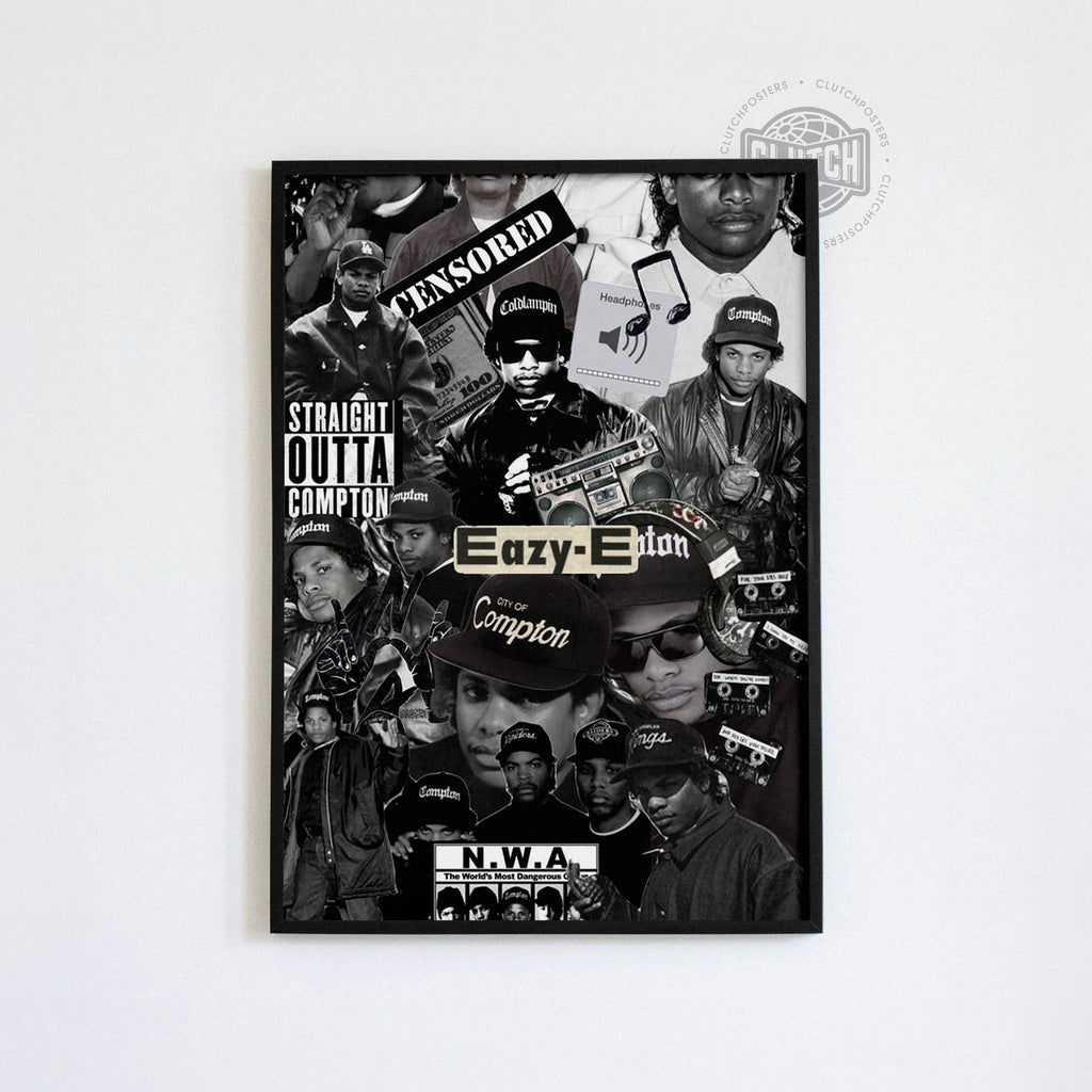 Eazy E Collage Poster