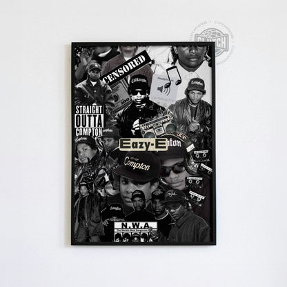 Eazy E Collage Poster