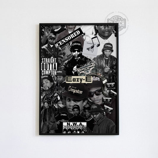Eazy E Collage Poster