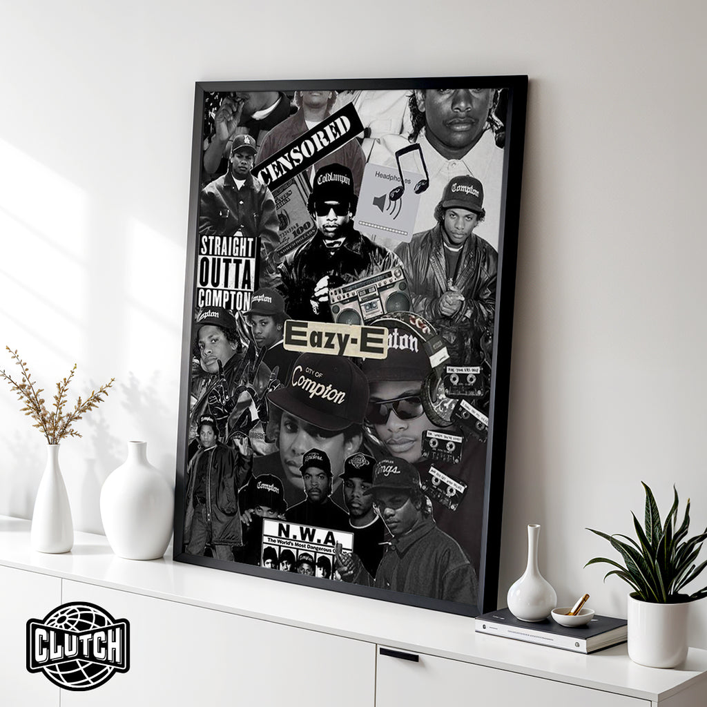 Eazy E Collage Poster