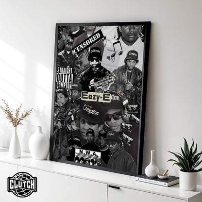 Eazy E Collage Poster