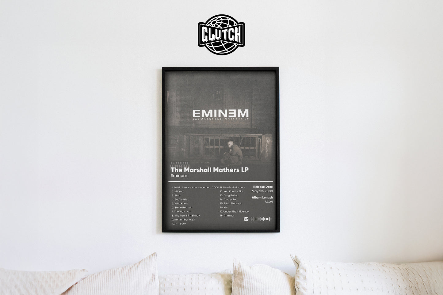 Eminem 'The Marshall Mathers LP' Album Poster