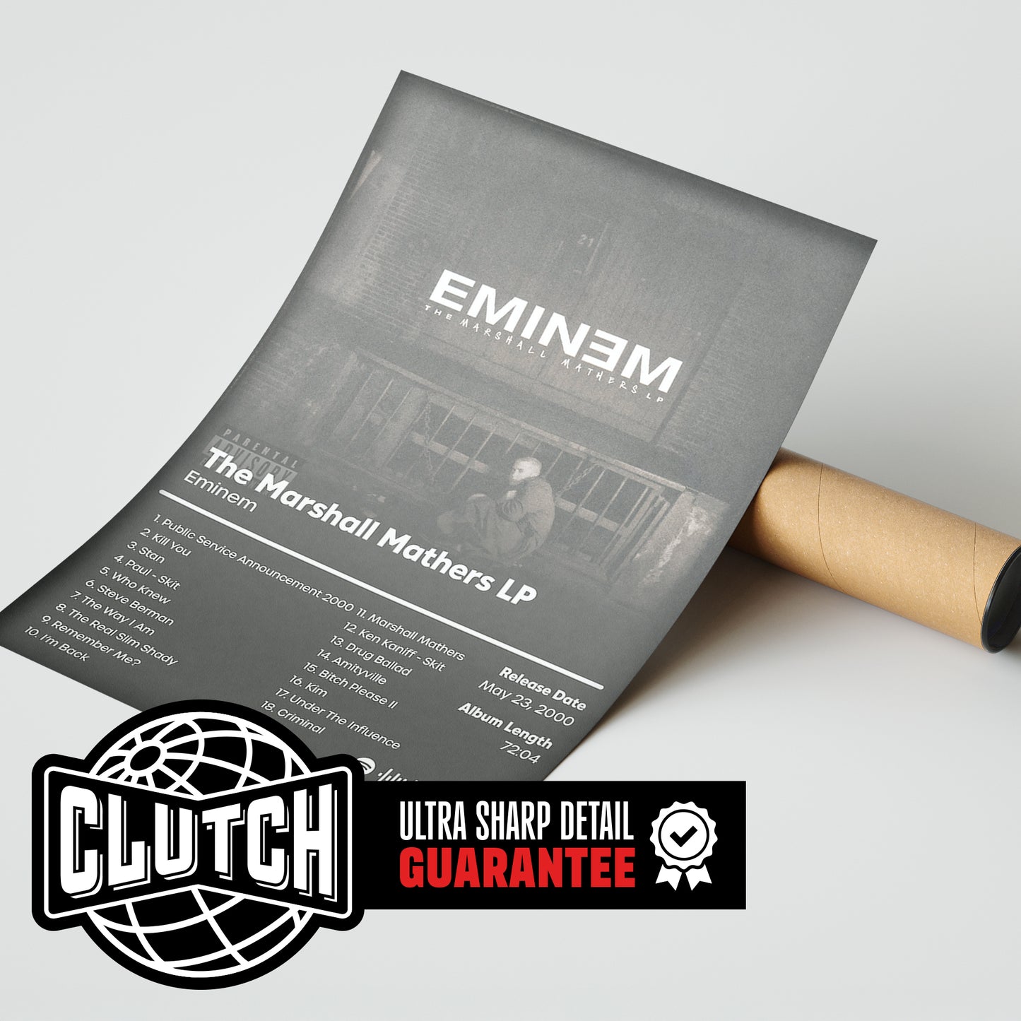 Eminem 'The Marshall Mathers LP' Album Poster