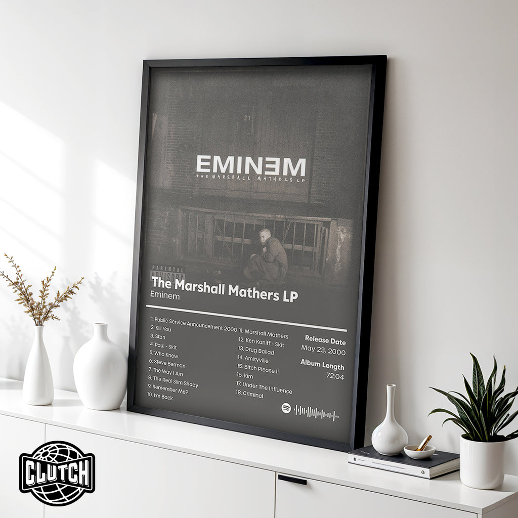 Eminem 'The Marshall Mathers LP' Album Poster