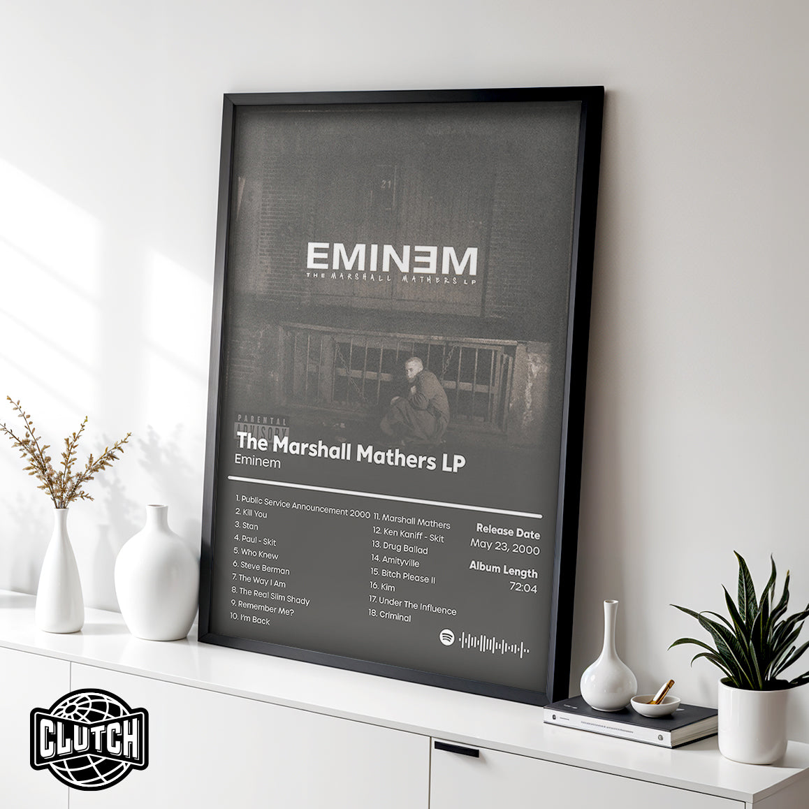 Eminem 'The Marshall Mathers LP' Album Poster