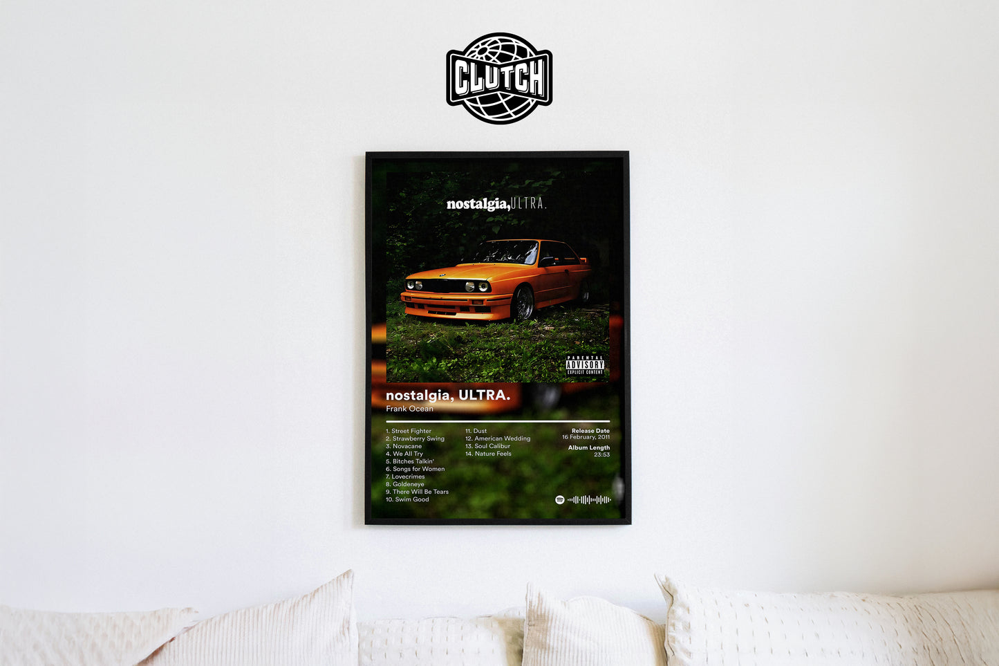 Frank Ocean 'nostalgia, ULTRA' Album Poster