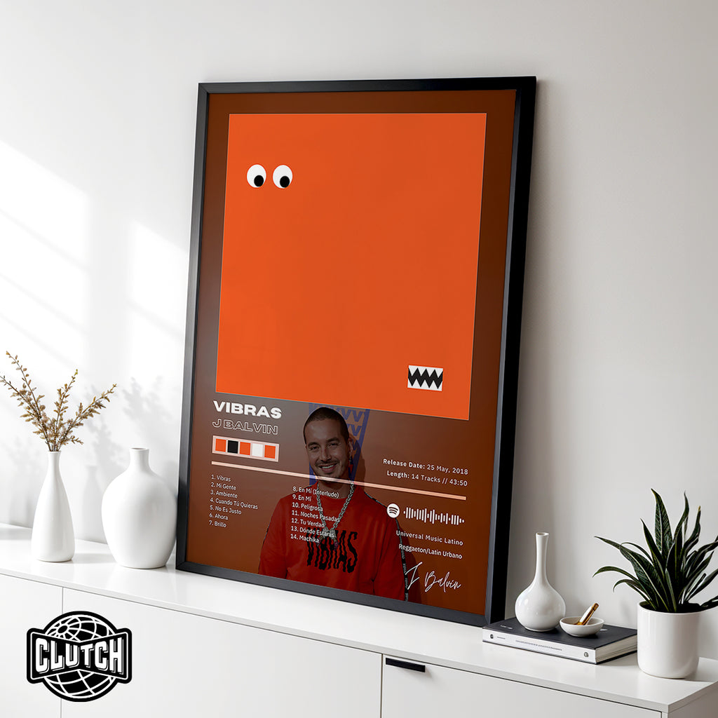 J Balvin 'Vibras' Album Poster