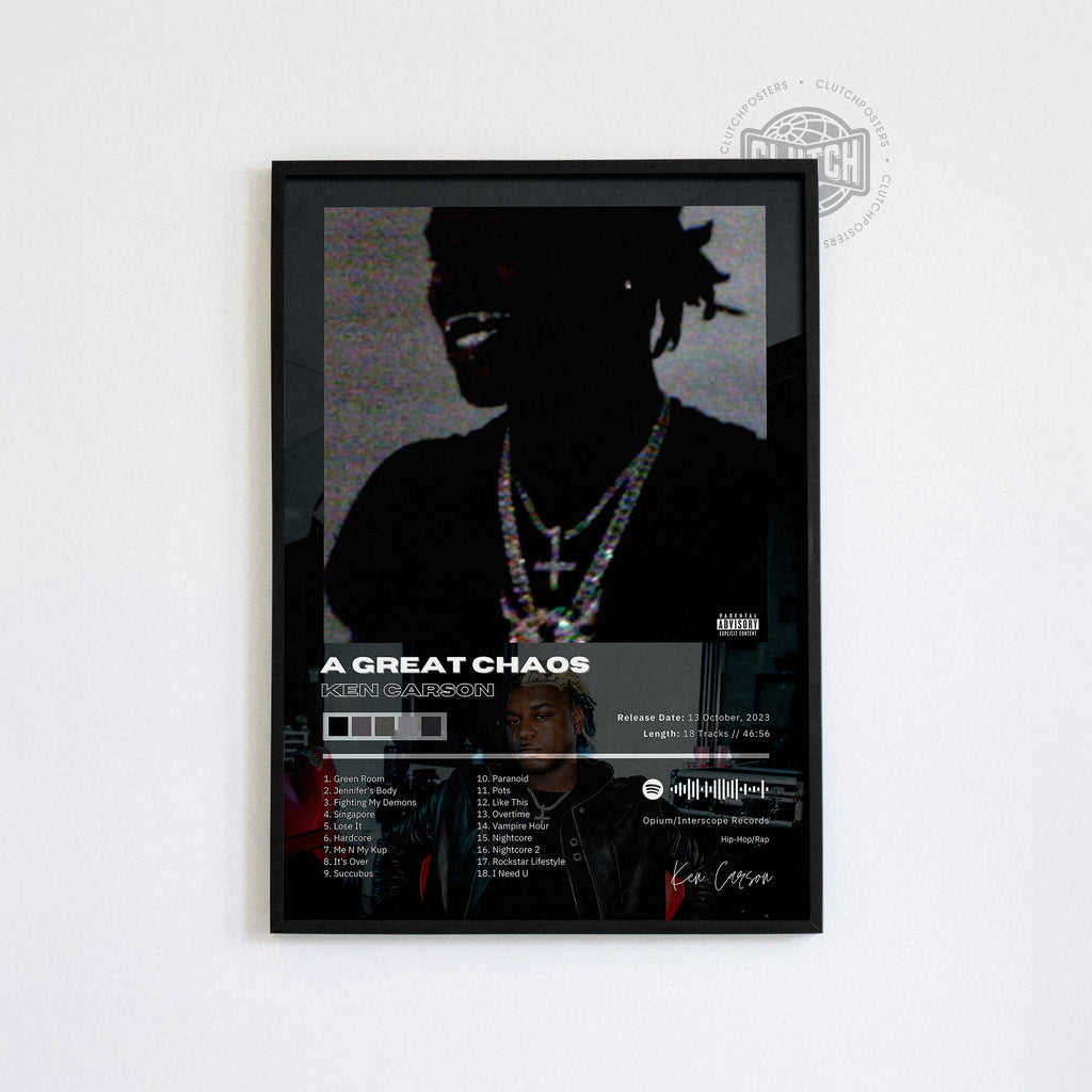 Ken Carson 'A Great Chaos' Album Poster