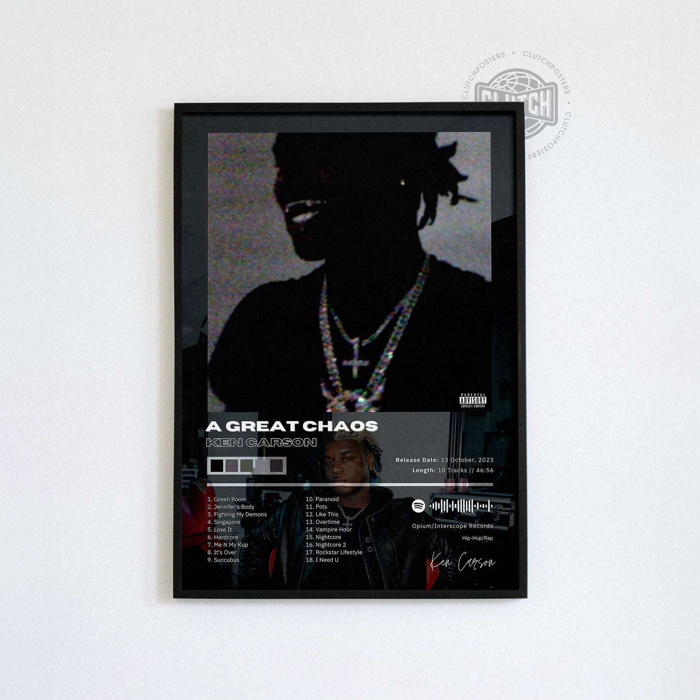 Ken Carson 'A Great Chaos' Album Poster