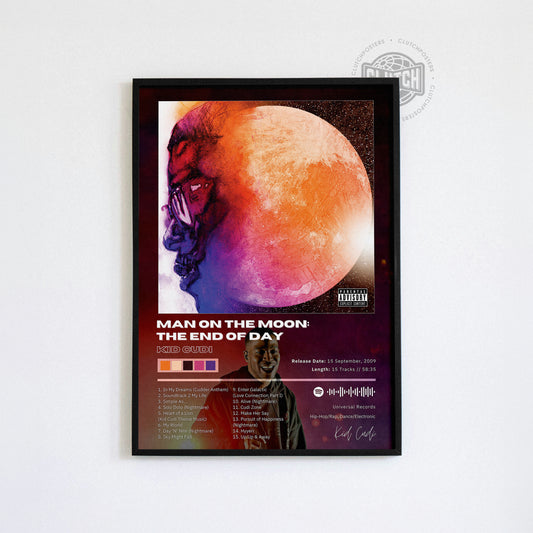 Kid Cudi 'Man On The Moon: The End Of Day' Album Poster