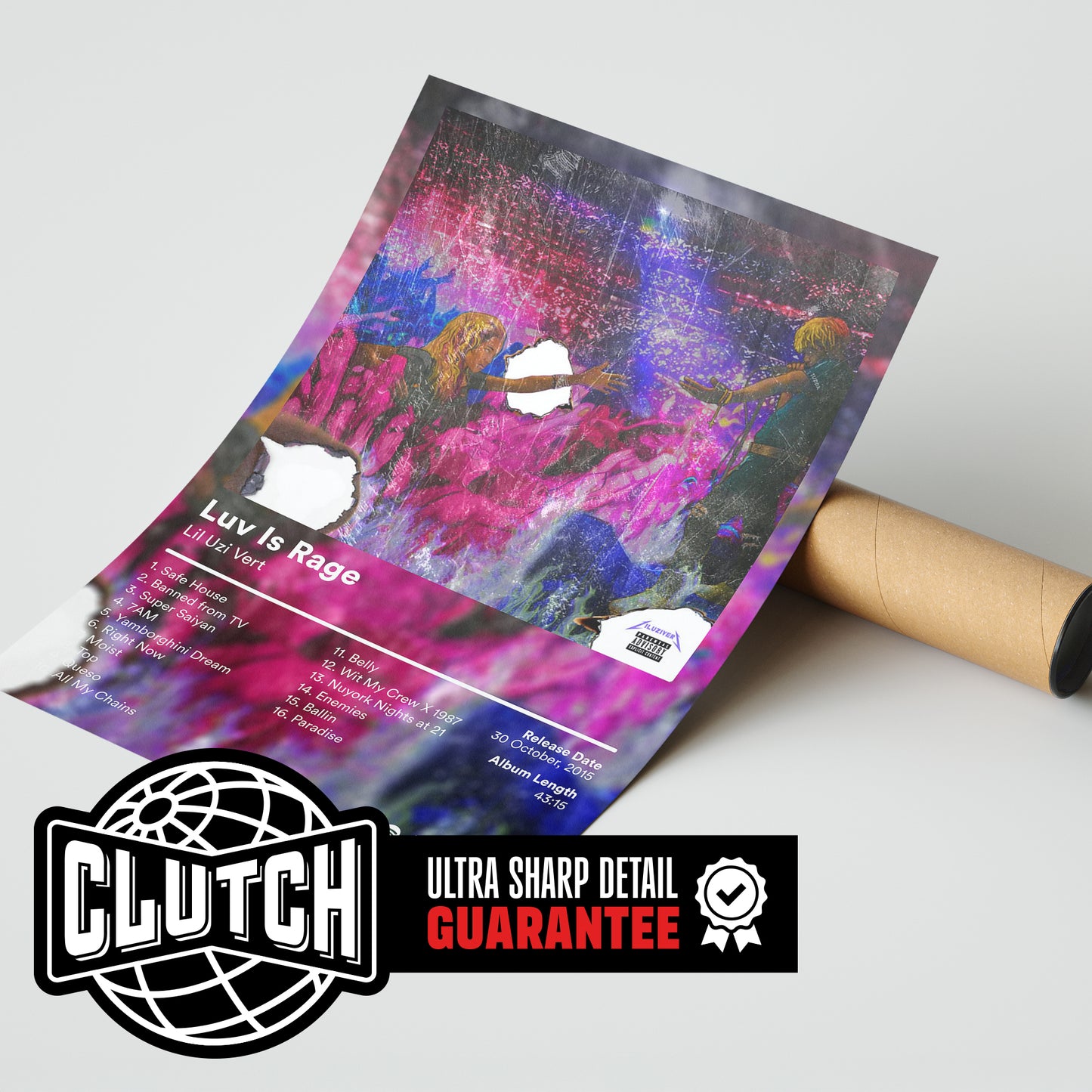 Lil Uzi Vert 'Luv Is Rage' Album Poster