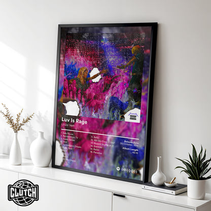 Lil Uzi Vert 'Luv Is Rage' Album Poster