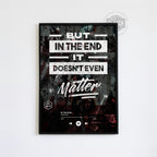 Linkin Park 'In The End' Track Poster