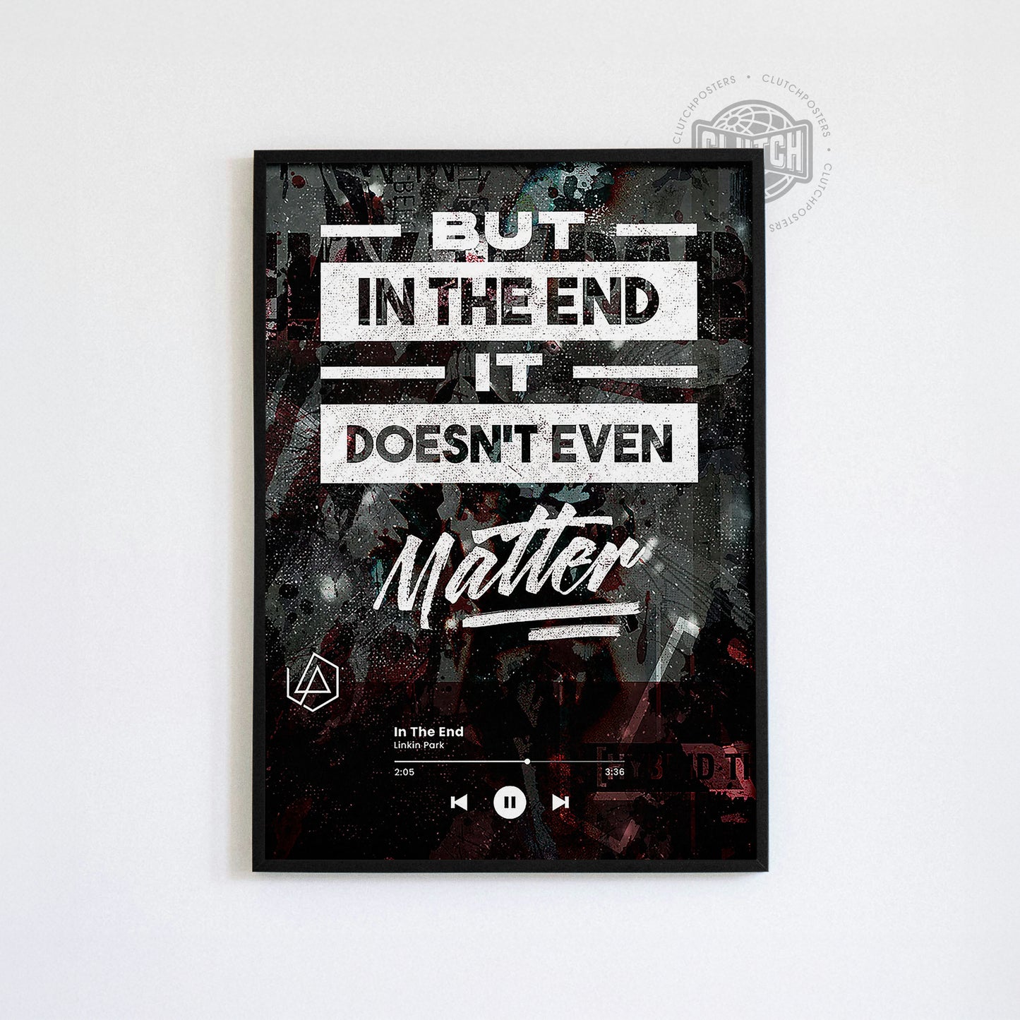 Linkin Park 'In The End' Track Poster