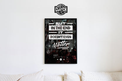 Linkin Park 'In The End' Track Poster