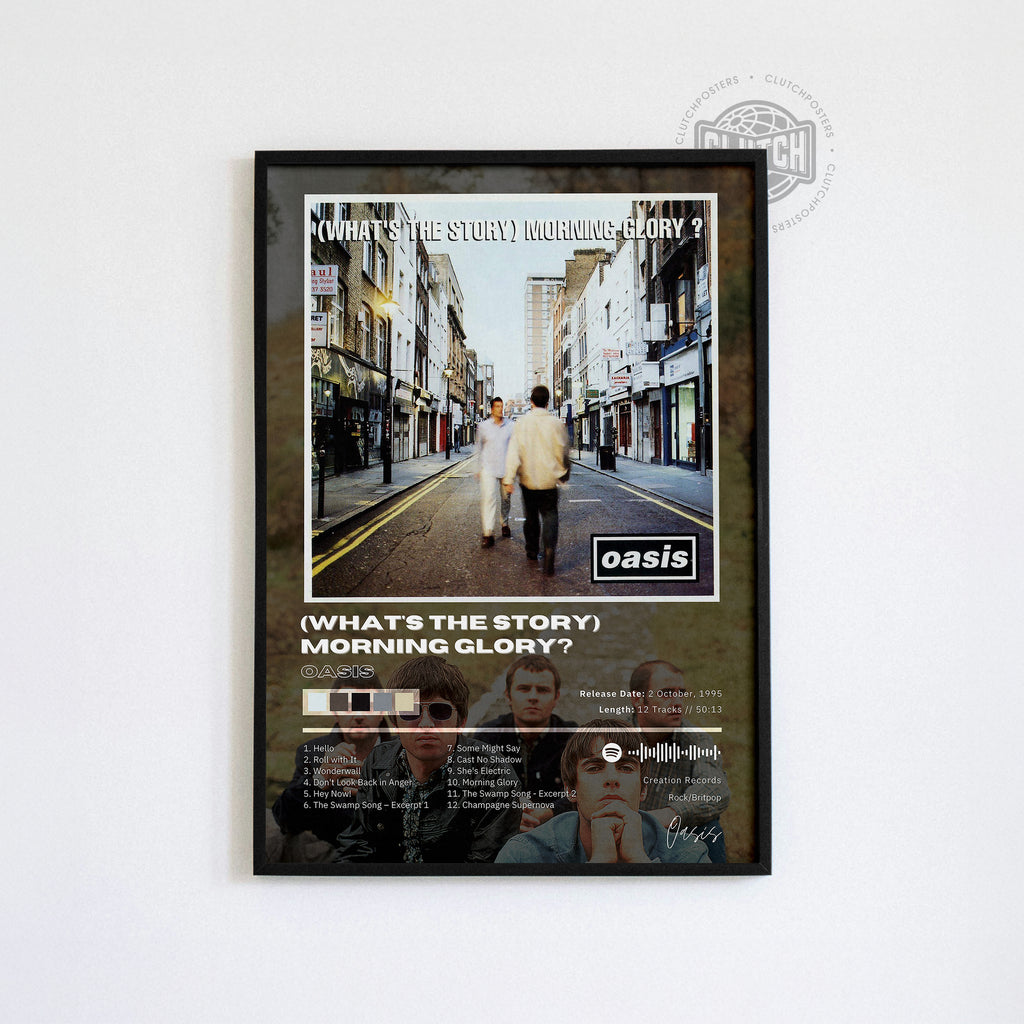 Oasis '(What's The Story) Morning Glory?' Album Poster