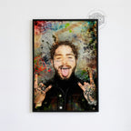 Post Malone Graffiti Poster