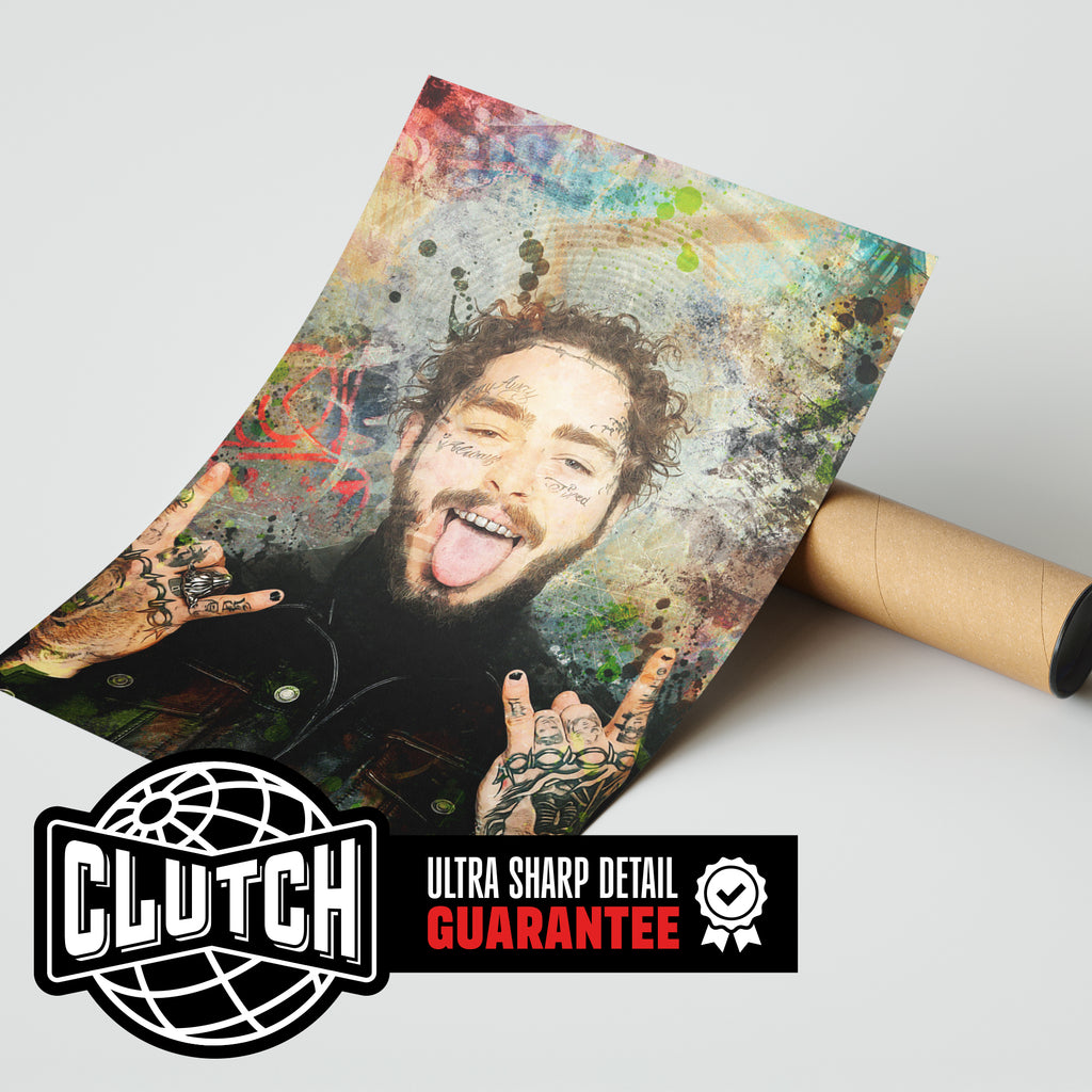 Post Malone Graffiti Poster