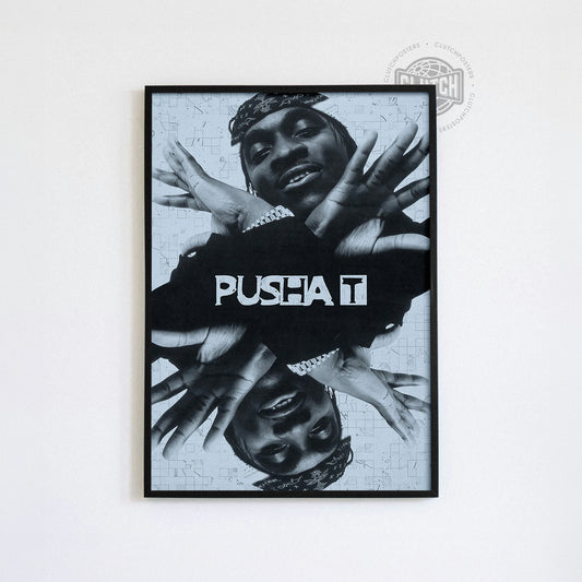 Pusha T 'Mirrored' Poster