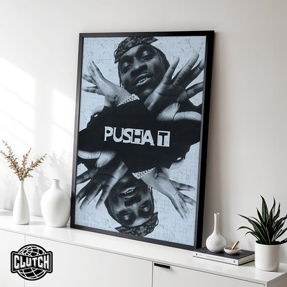 Pusha T 'Mirrored' Poster