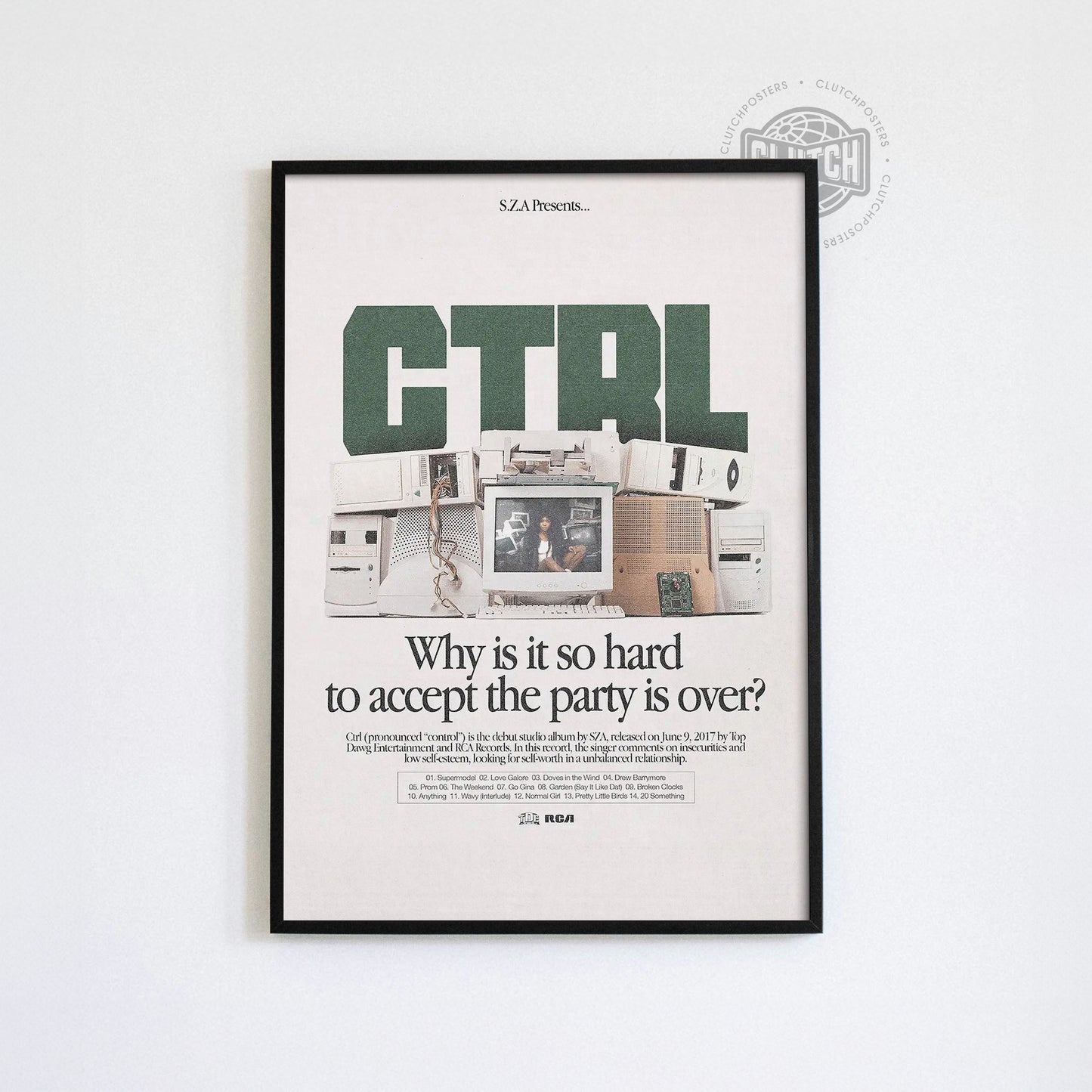 SZA 'CTRL' Poster