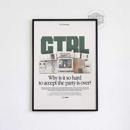 SZA 'CTRL' Poster