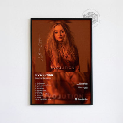 Sabrina Carpenter 'EVOLution' Album Poster