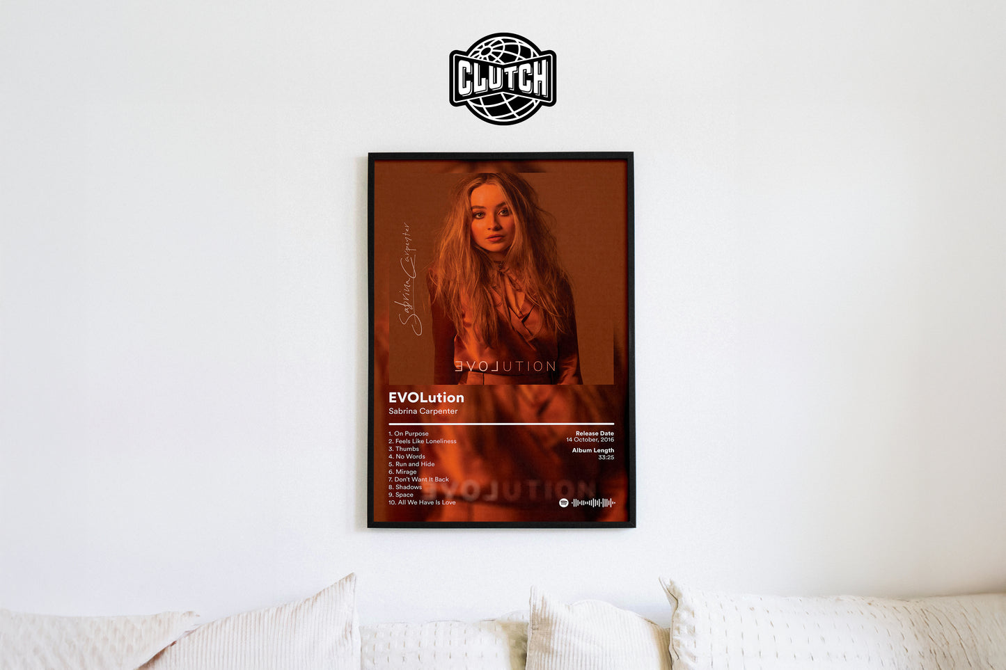 Sabrina Carpenter 'EVOLution' Album Poster