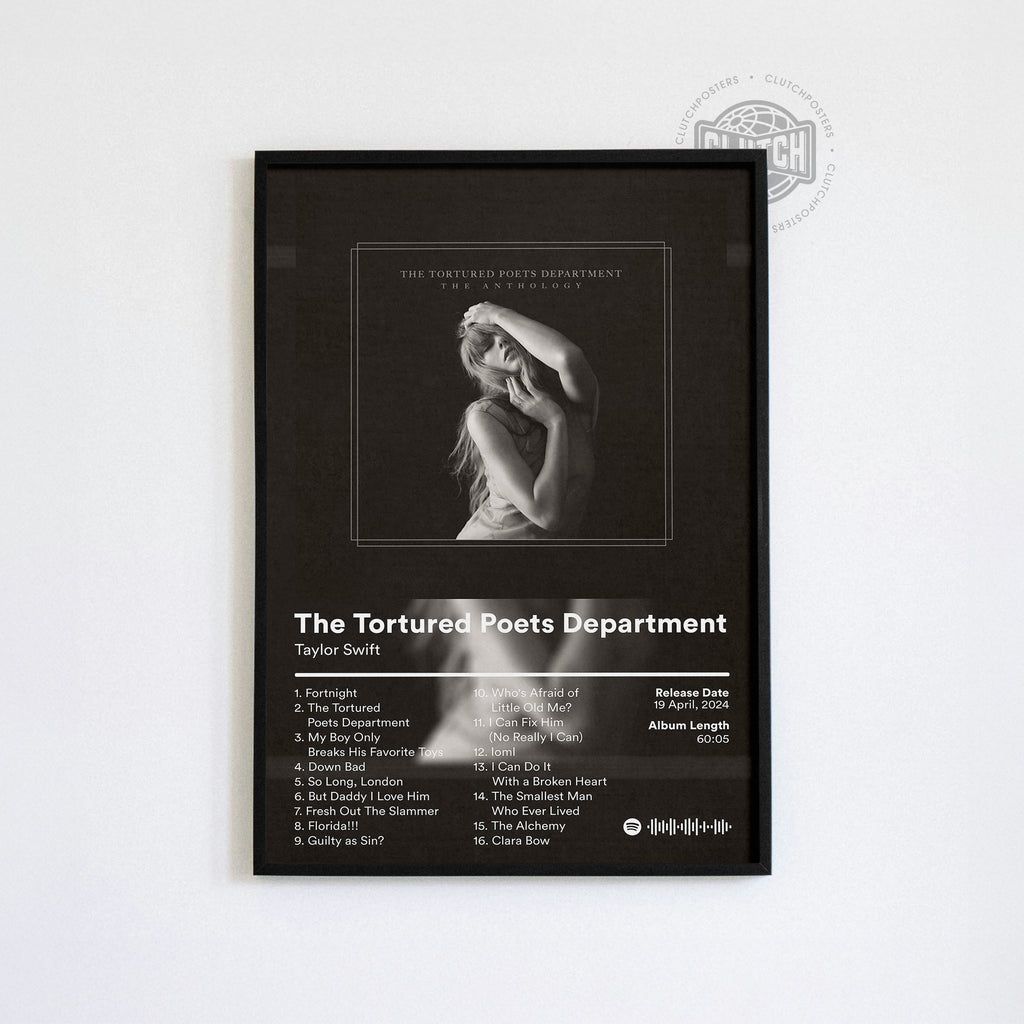 Taylor Swift 'The Tortured Poets Department' Album Poster