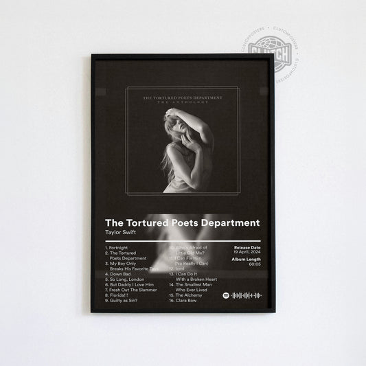 Taylor Swift 'The Tortured Poets Department' Album Poster