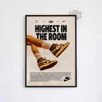 Highest In The Room Jordans Poster