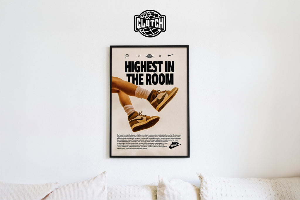 Highest In The Room Jordans Poster