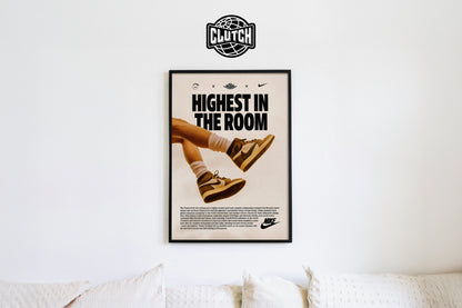 Highest In The Room Jordans Poster