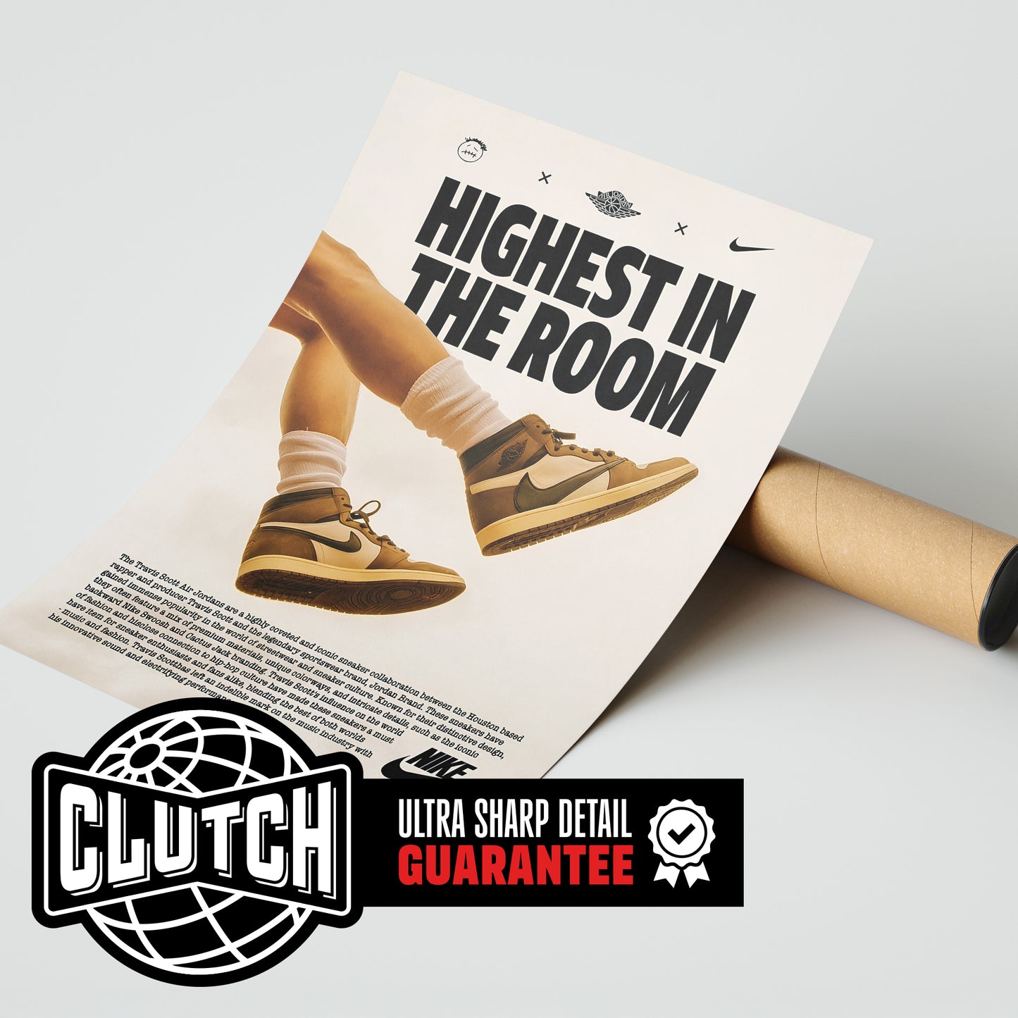 Highest In The Room Jordans Poster