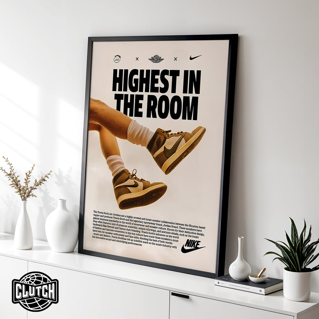 Highest In The Room Jordans Poster