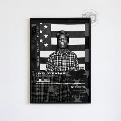 Asap Rocky 'Live Love A$ap' Album Poster