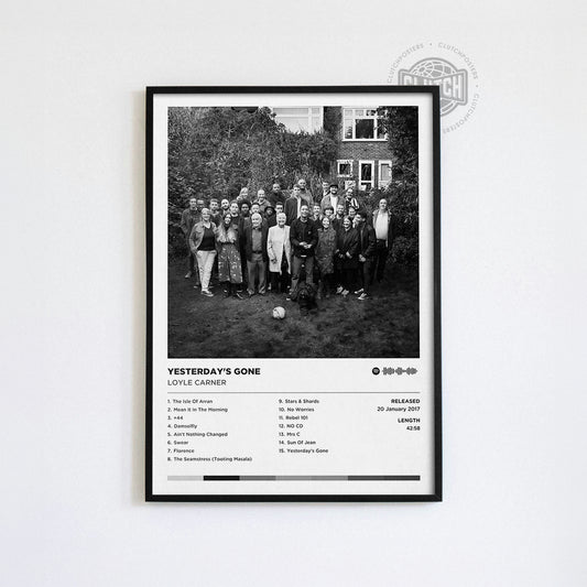 Loyle Carner 'Yesterday's Gone' Album Poster