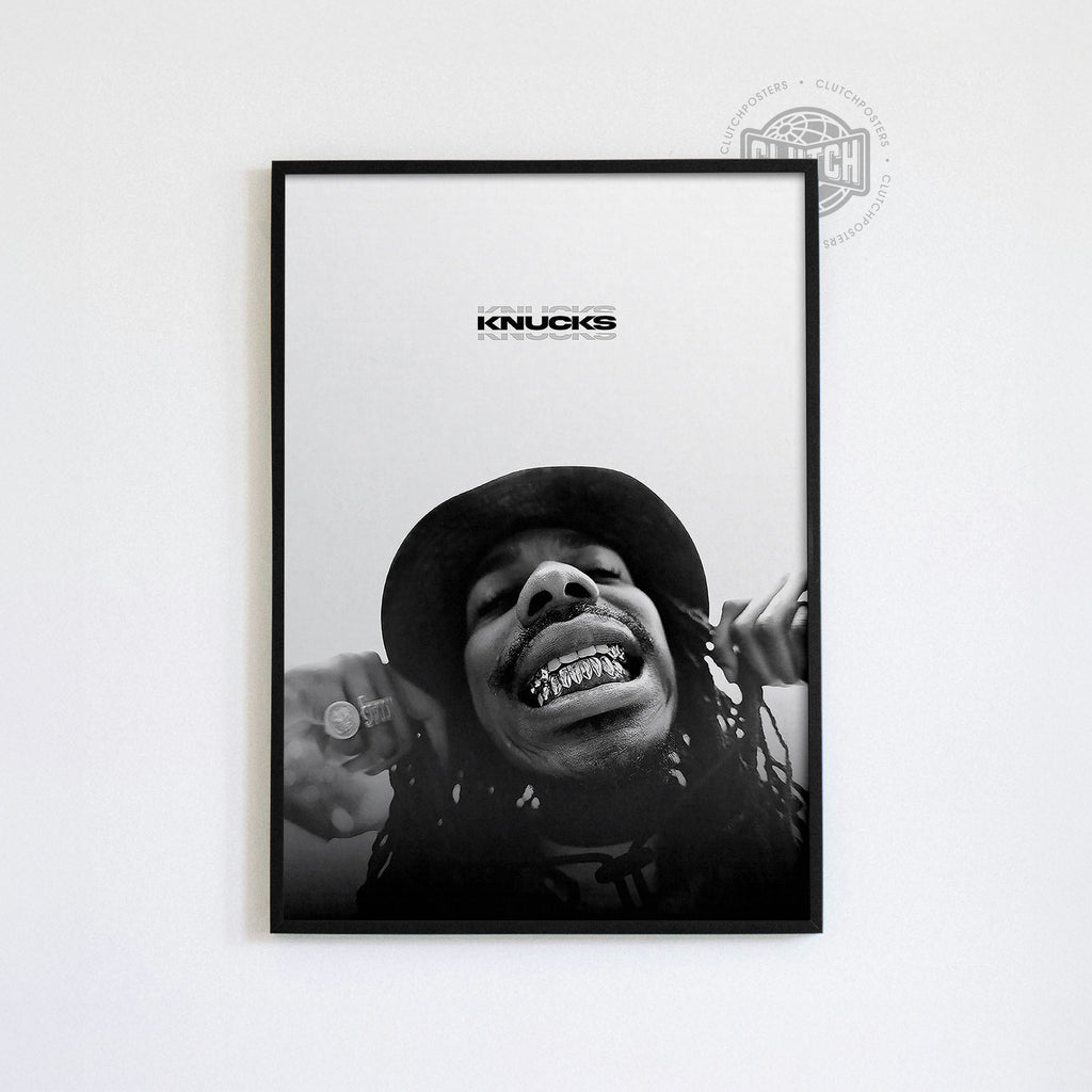 Knucks B&W Poster