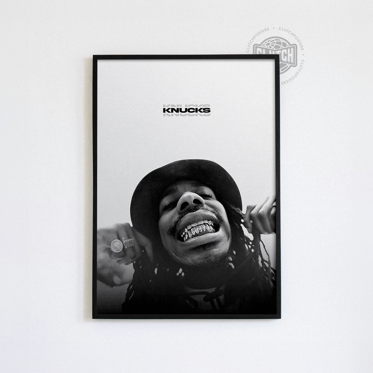 Knucks B&W Poster