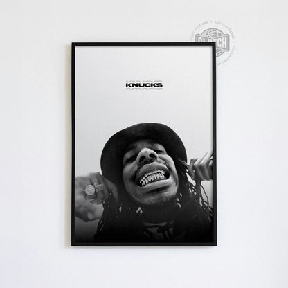 Knucks B&W Poster