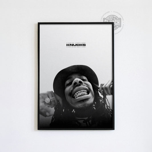 Knucks B&W Poster