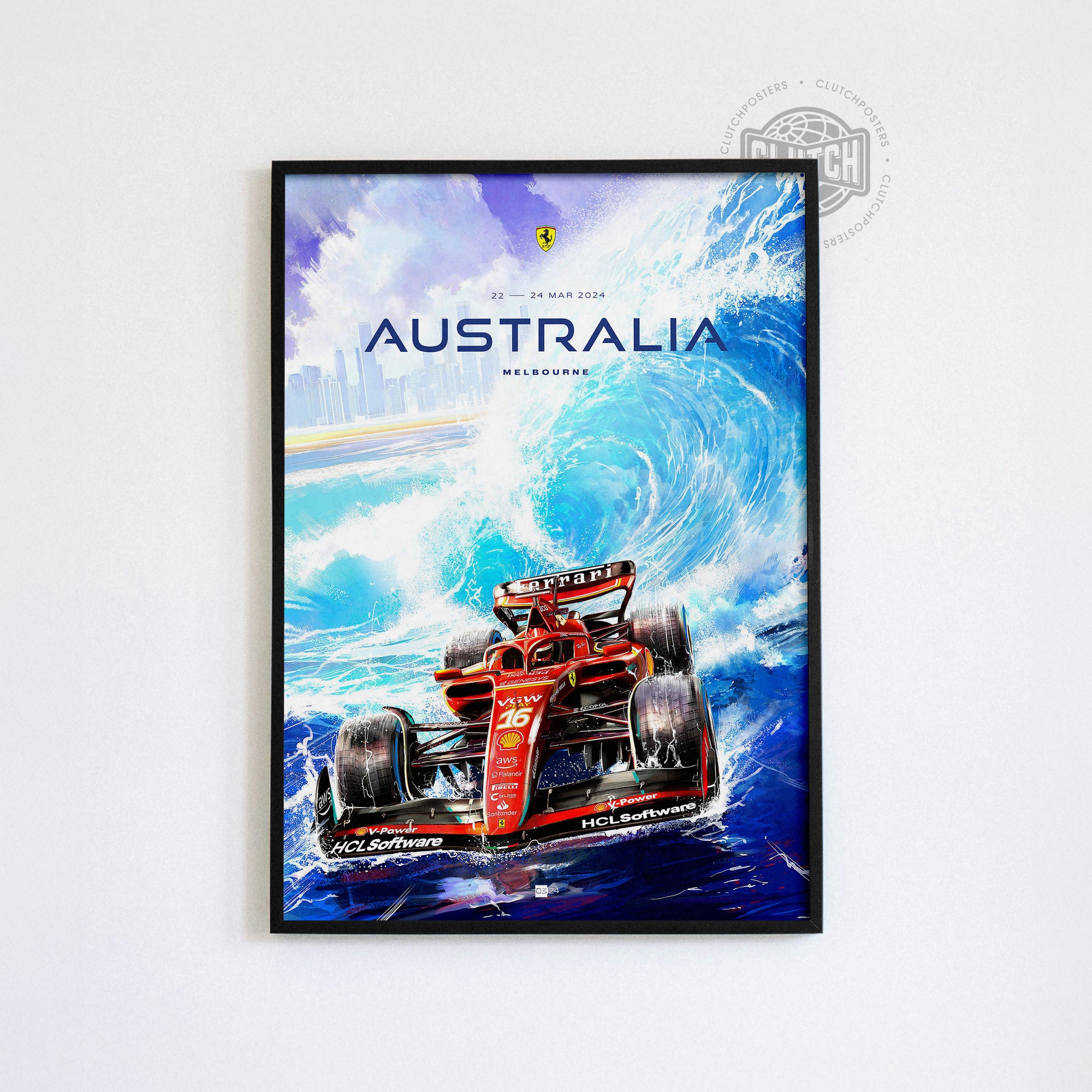 Australian Grand Prix F1 Poster